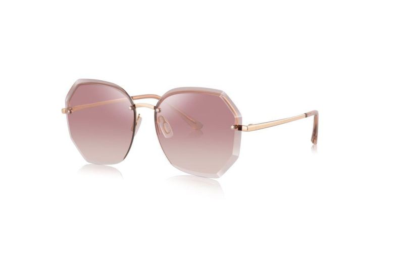 2020 Ready Made Fashion Metal Sunglasses with Mirror Lens