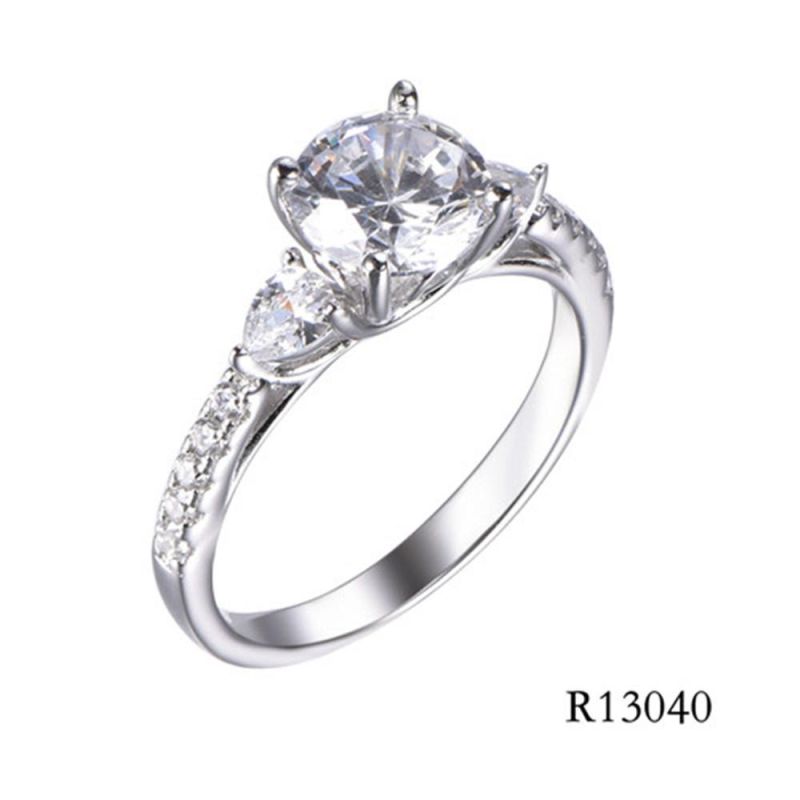 Daily 925 Silver with CZ Ring for Women 