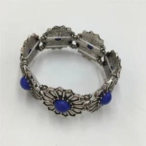 Vintage Alloy Fashion Bracelet Resin Stone Jewelry Bracelet