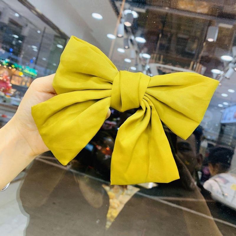 20cm Big Bow Hair Scarf Chiffon Floral Scrunchies Hair Bands Ponytail Holder Scrunchy Ties 2 in 1 Vintage Accessories for Women Girls