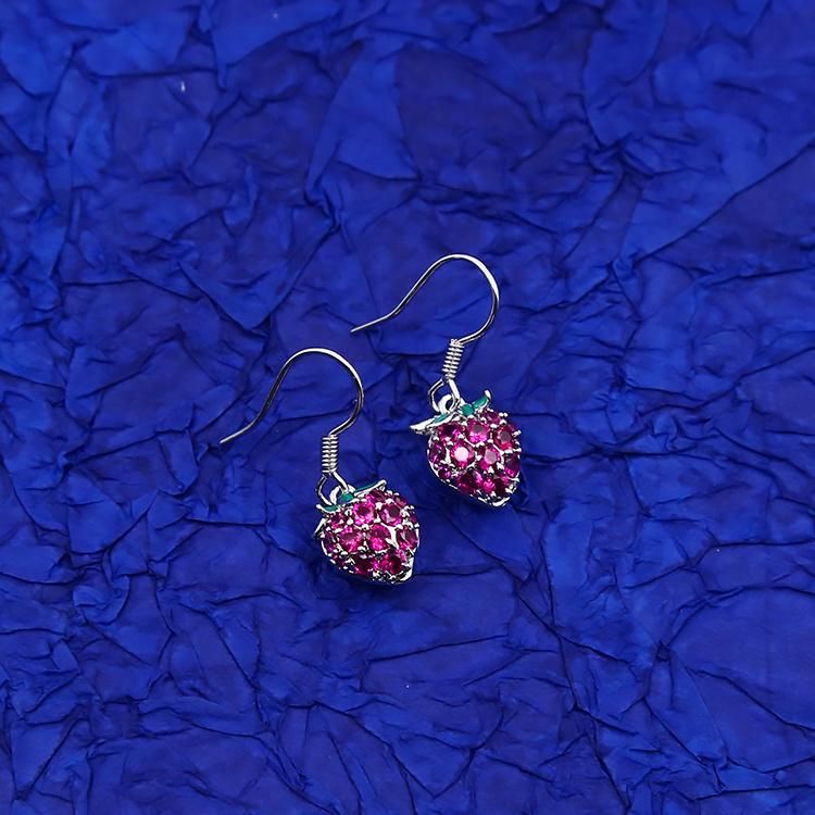 Female-Popular Simple Fashion Cute Strawberry Earrings