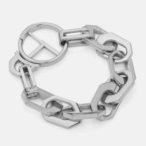 Trendy Fashion Stainless Steel Mens O T Ot Link Chain Bracelet for Men
