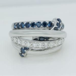 New Fashion Elegant Lady Party 925 Silver Ring Jewelry