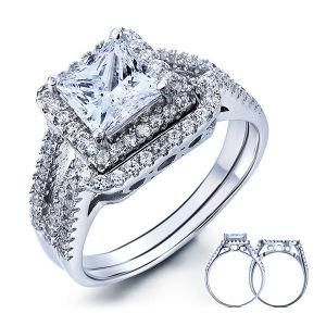 New Hot Selling 925 Sterling Silver Bridal Jewelry Wedding Ring