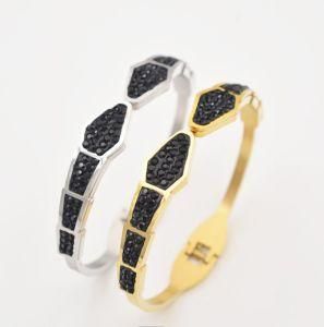 New Factory Wholesale Cheap Jewelry Enamel Bangle Stainless Steel Bracelet