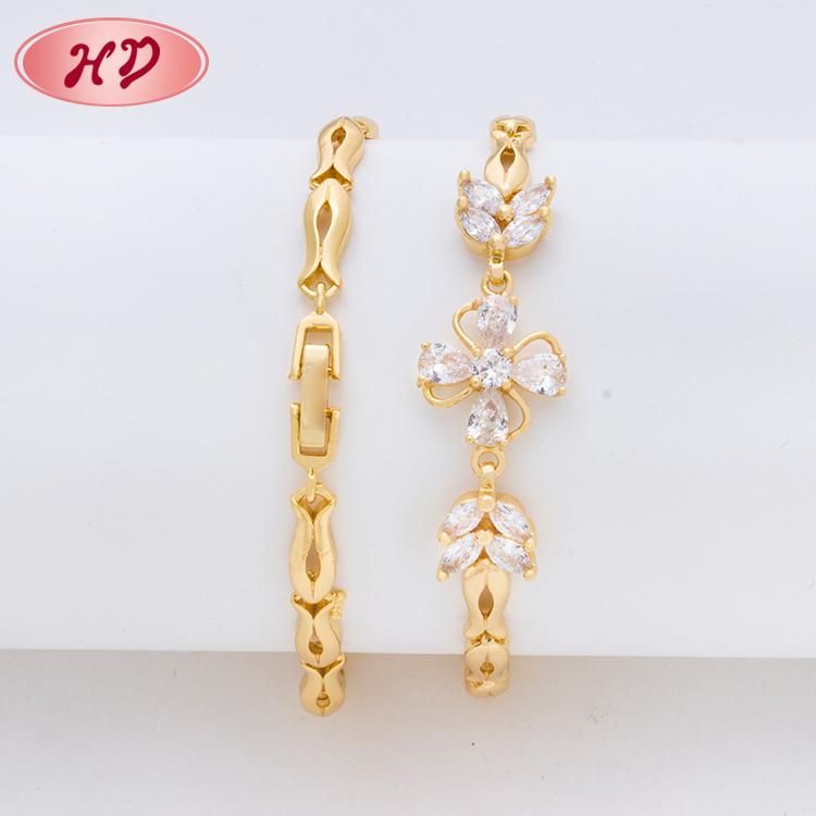 Fashion Jewelry Cubic Zircon Womens Charm Bracelets