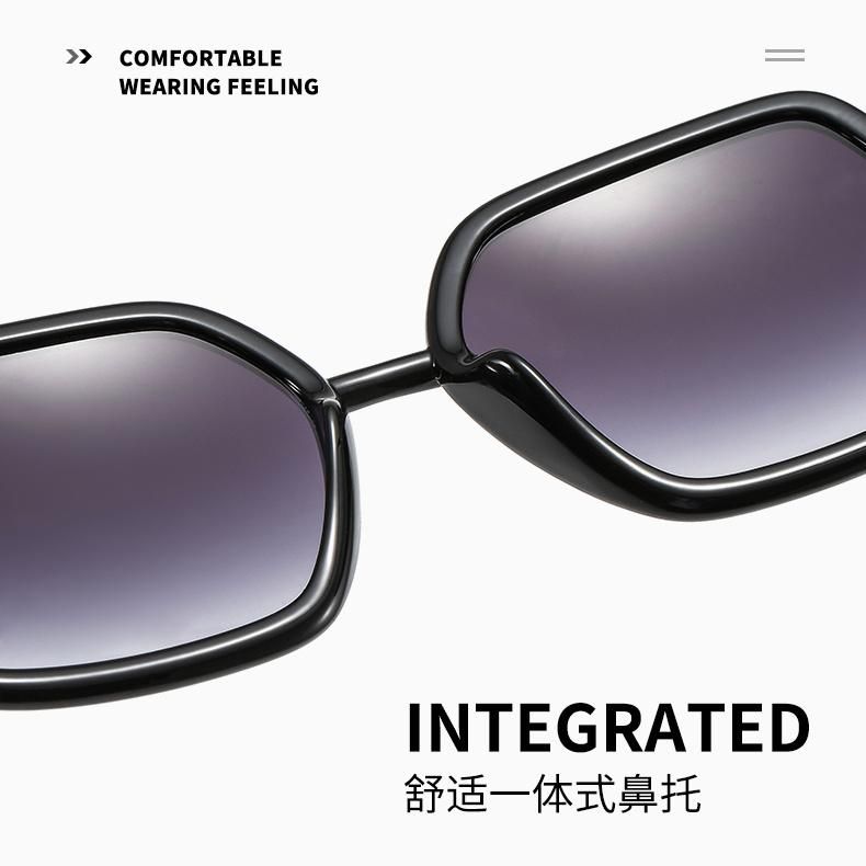 Big Square Frame Oversized Colorful Custom Fashion Trendy Women Men Sun Glasses Shades Sunglasses 2020 2021