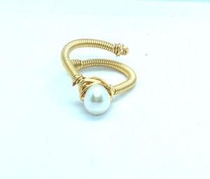 Wind Gem Pears Fashion Ring Handmade Adjustable Ring New Design High Quality