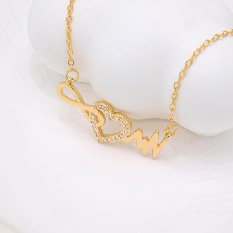 New Wholesale Heart Shaped Women Fashion Jewelry Necklace
