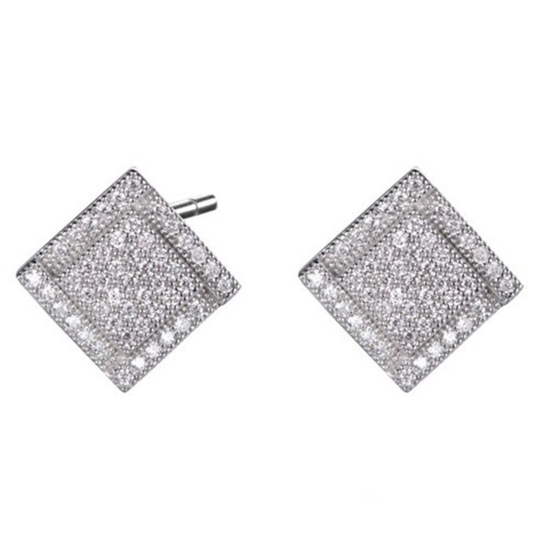 925 Stering Silver Classic Stud Round Earring for Women
