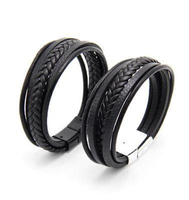 Hot Sale Classical Men Leather Bracelet