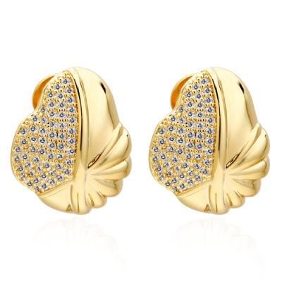 New Arrival Custom Earrings Ear Studs Copper Fashion Ladies Earrings Women Set Jewelry