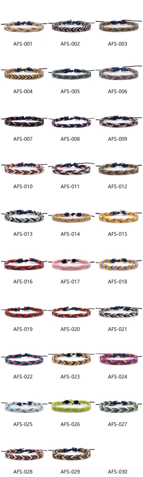 Factory Hand Woven Souvenir of Student Couples Travel Bracelet