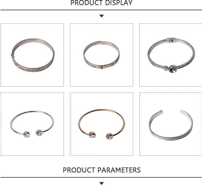 2020 Fashion Charm Silver Bracelet with Rhinestone