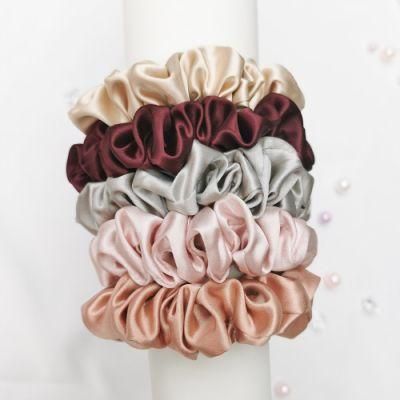 Luxury Cute Scrunchies 100% Mulberry Silk Scrunchies in Good Price
