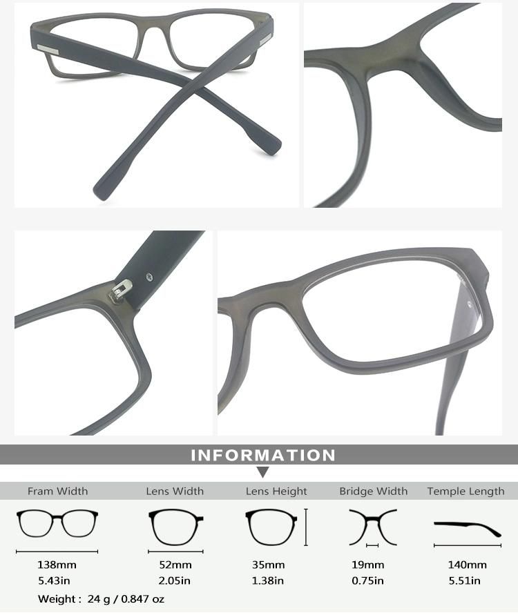 2020 Square Unisex Cp Injection Spectacle Eyewear Optical Frame