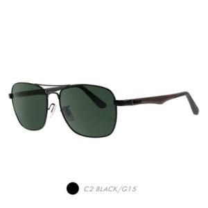 Metal New Fashion Sunglasses, Aviators Square Frame M6003-02