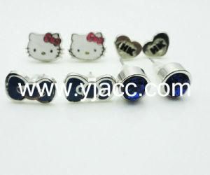 Hello Kitty Stud Earrings-3 Pairs One Pack