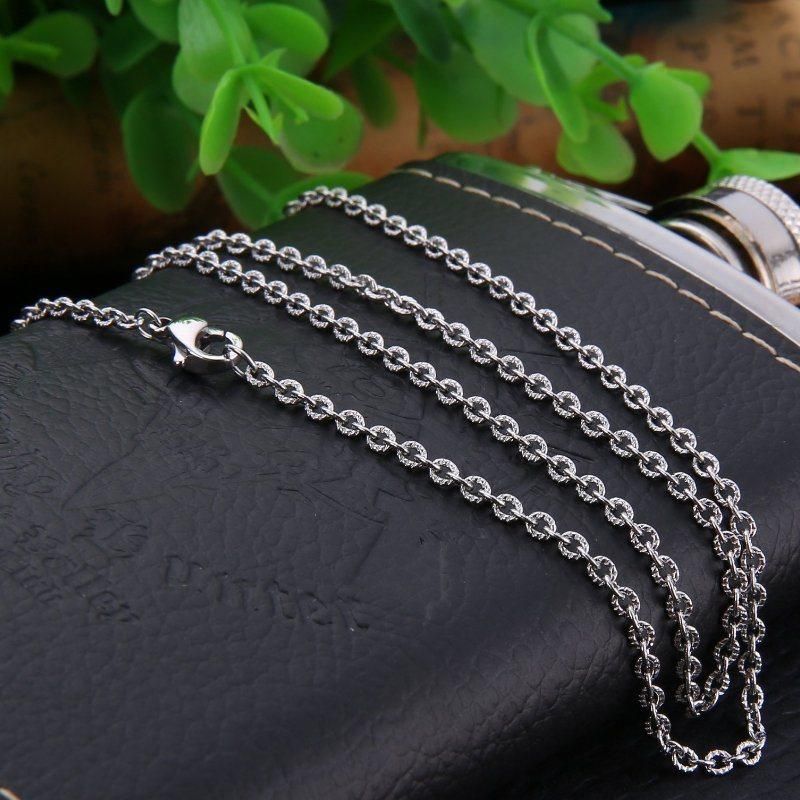 Hot Sell Fashion Jewelry Necklace Bracelet Embossed Cable Chain