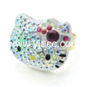 Hello Kitty Ring with Ab Stones