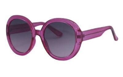 Women&prime;s Plastic Large Chunky Rounded Vintage Inspired Frame Sunglasses