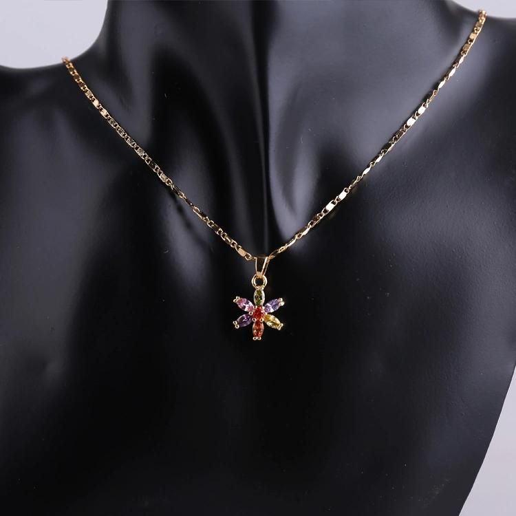 Costume Hengdian Wholesale Fashion Imitation Gold Plated Jewelry with Earring Sets Pendant Necklace