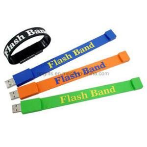 2017 Hot Sale Silicone USB Bracelet, USB Flash Dive