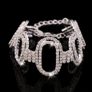 Fashion Jewelry Stainless Steel Crystal Bracelet