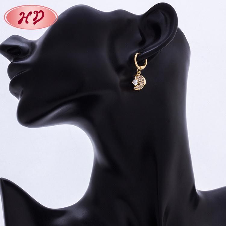 Hengdian Dubai Jewellery Colorful Gold Plated Zircon Jewelry Set