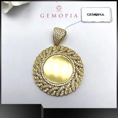 Fine Gold 925 Sterling Silver Charm Pendant