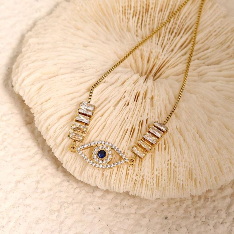 Iced out Baguette Diamonds Fatima Palm Necklace for Women