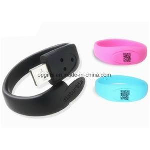 Promotional Gift Silicon Wristband Cheap Bracelet 8GB USB Flash Drive