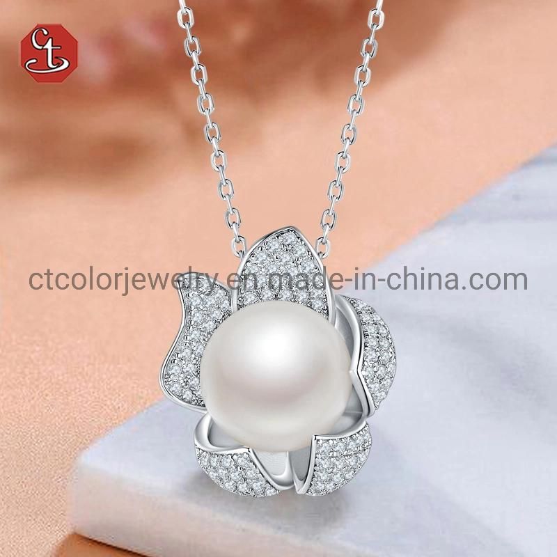 2021 Sweet Girls Elegant Pearl Necklace for Women Students Fashion Party Exquisite Pearl Jewelry Gifts