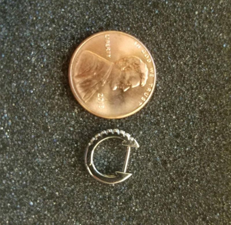 925 Silver Minimal Huggie Hoop Gold Plated Earring Jewelry