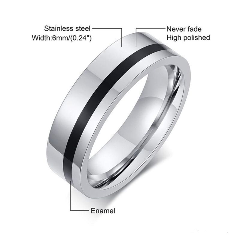 Jewelry Titanium Steel Rings Stainless Steel Accessories Fashion Ring Wholesale SSR2108