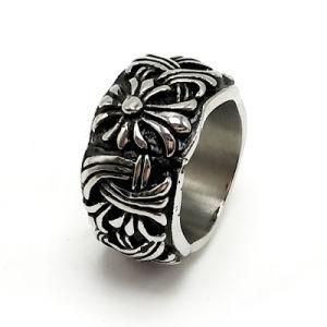 Man stainless Steel Fashion Jewelry Punk Silver Ring