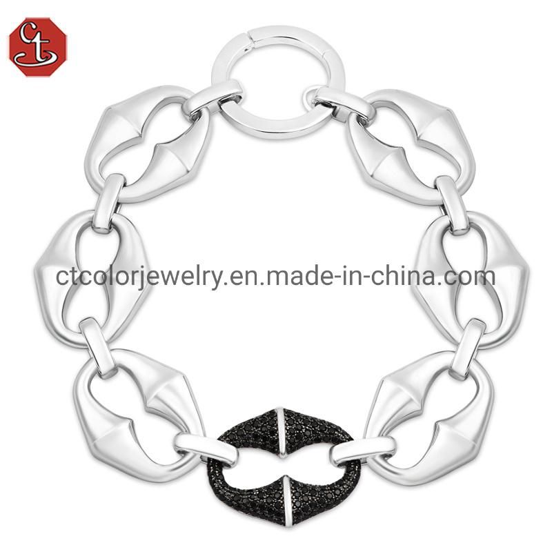 Fashion 925 Sterling sliver jewelry white collection bracelet for women