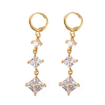 HD 2020 Fashion Luxury Hot Sale 18K Gold Plated Drop Earring for Women