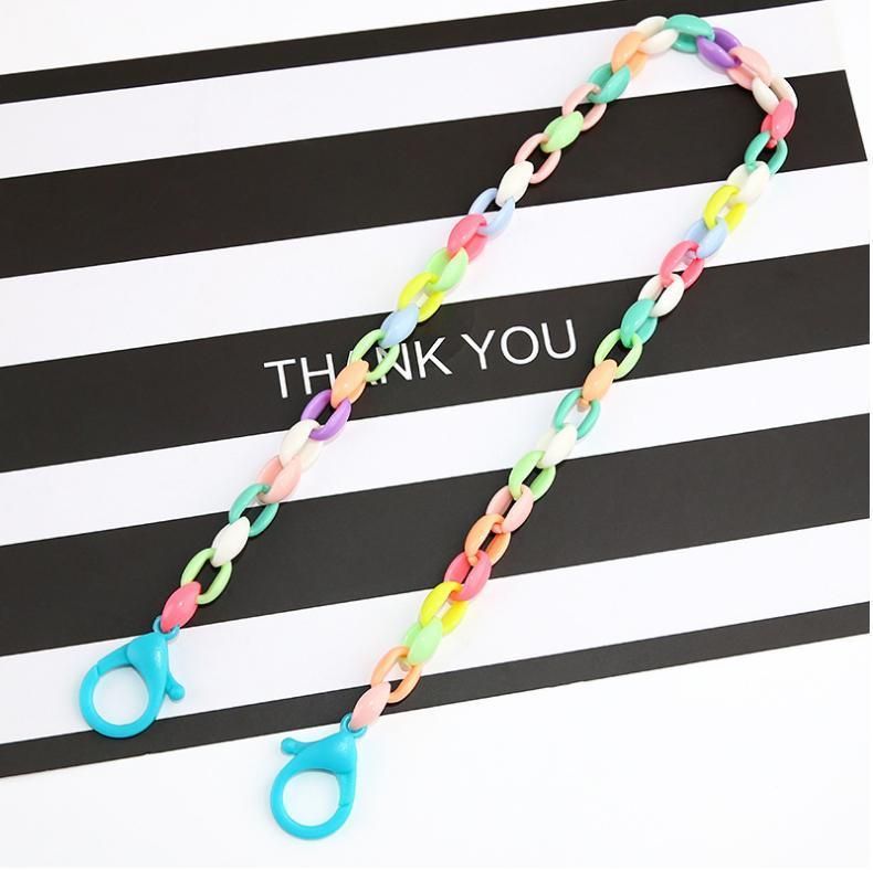 Acrylic Chain Face Mask Lanyards Eyeglasses Strap Cord Holder Anti-Lost Neck Glasses Chain