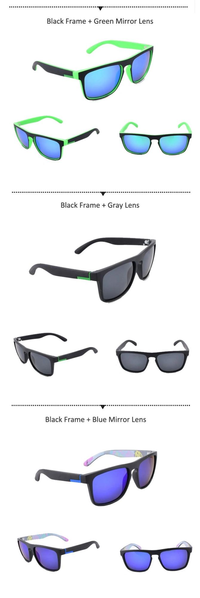 2021 New Square Sunglasses Men Polarized Sun Glasses River Retro Vintage Women Fashion Driving Eyewear Sports Eyewear Unisex PC