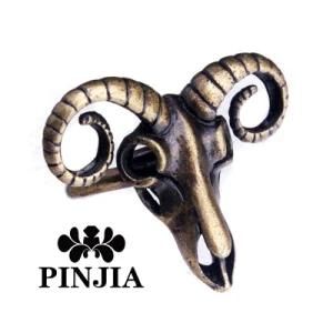 Big Goat Animal Wrap Ring Copper Jewelry Ring