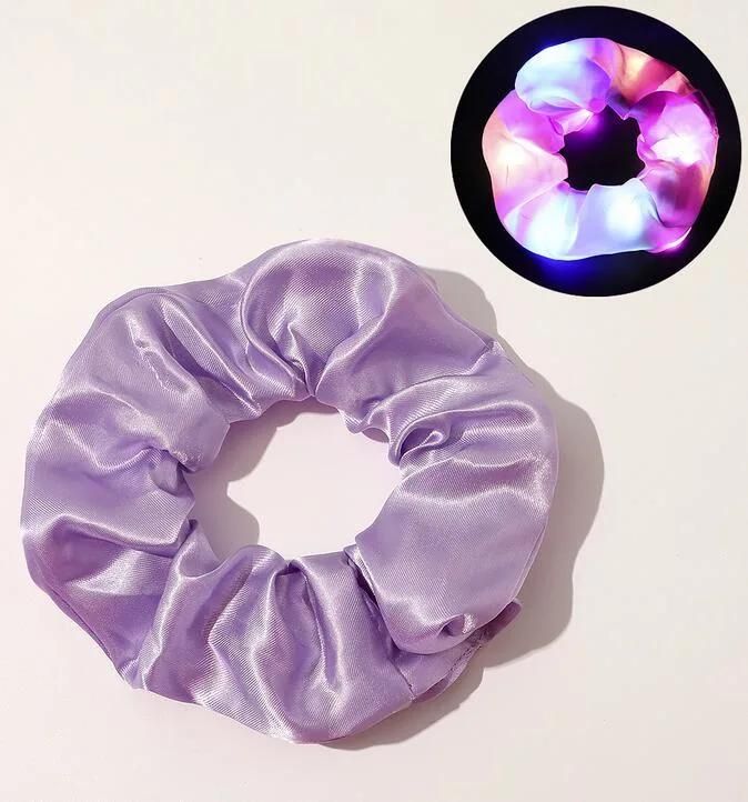 Wholesale New Design LED Scrunchies Hair Bands Hair Scrunchies