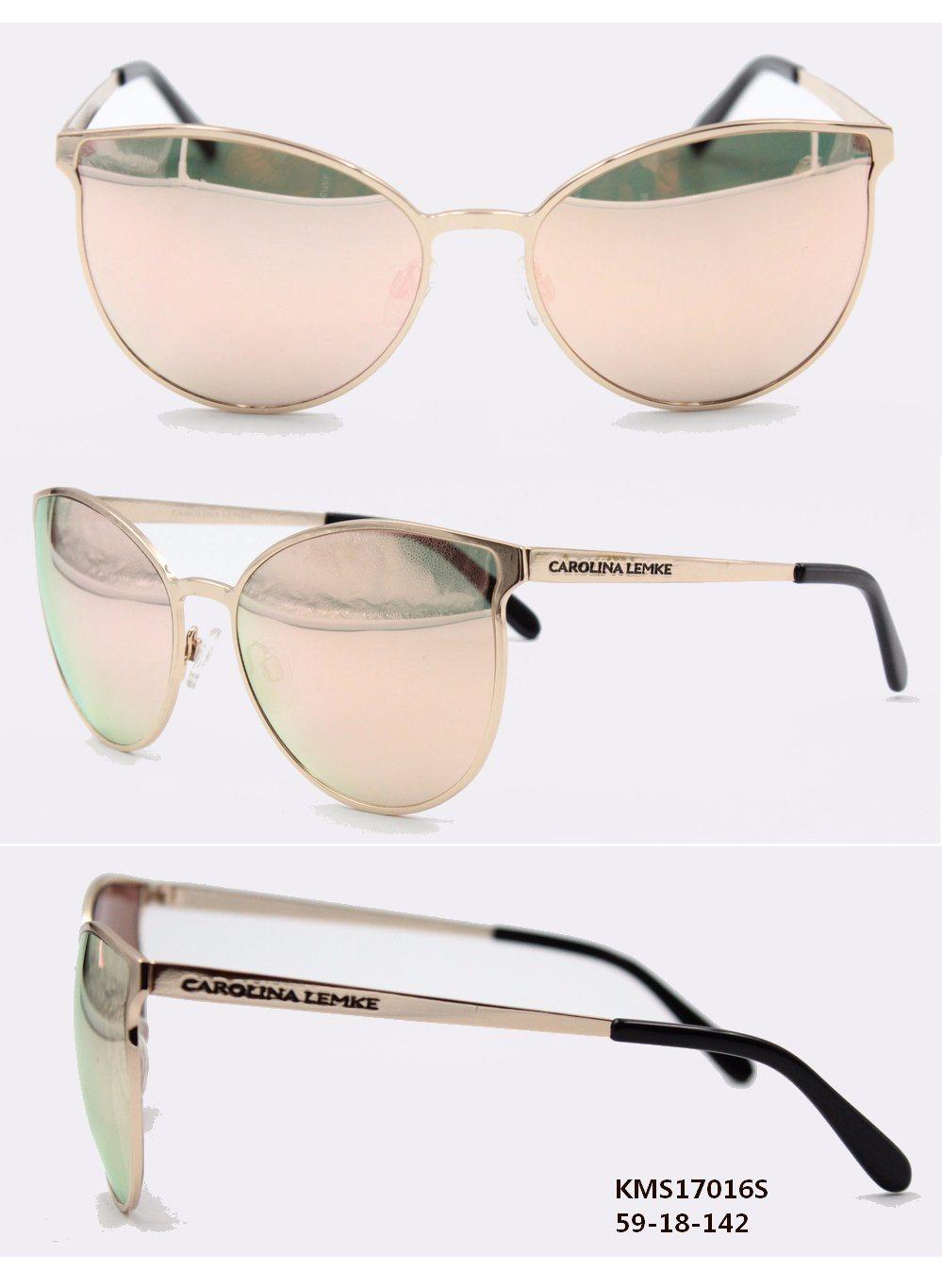 Metal Sunglasses Hot Selling Lady′s Sunglasses (KMS17016S)