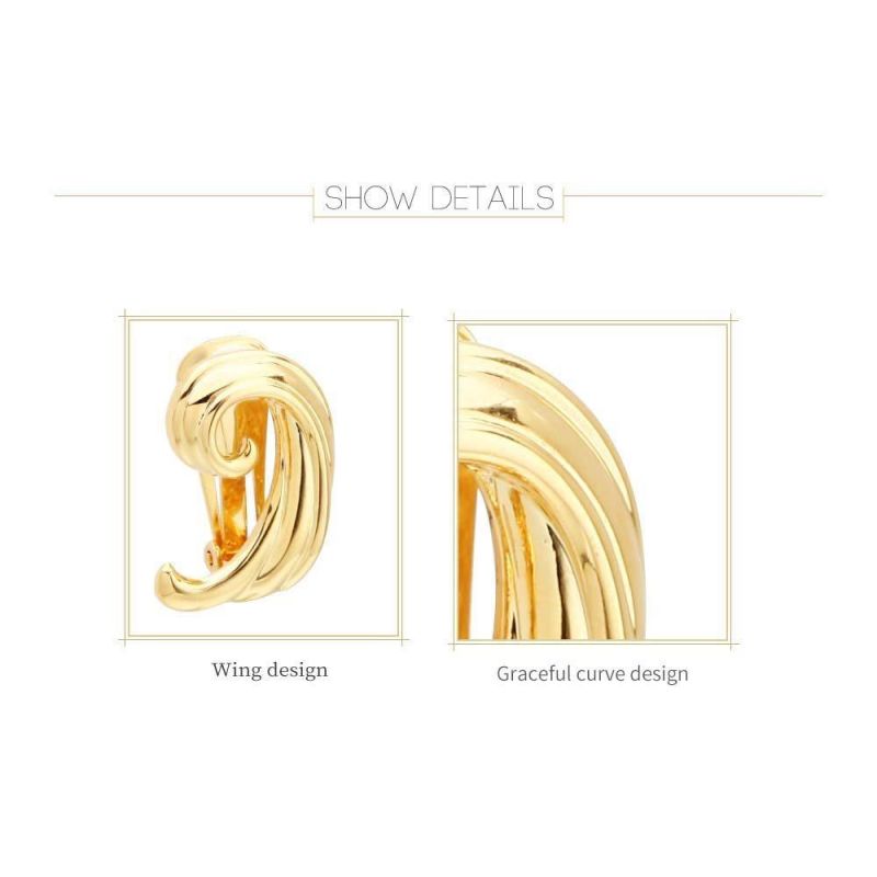 Simple Earrings for Women Gold Color Geometry Hoops Earings Fashion Jewelry 2021 Gifts Kolczyki