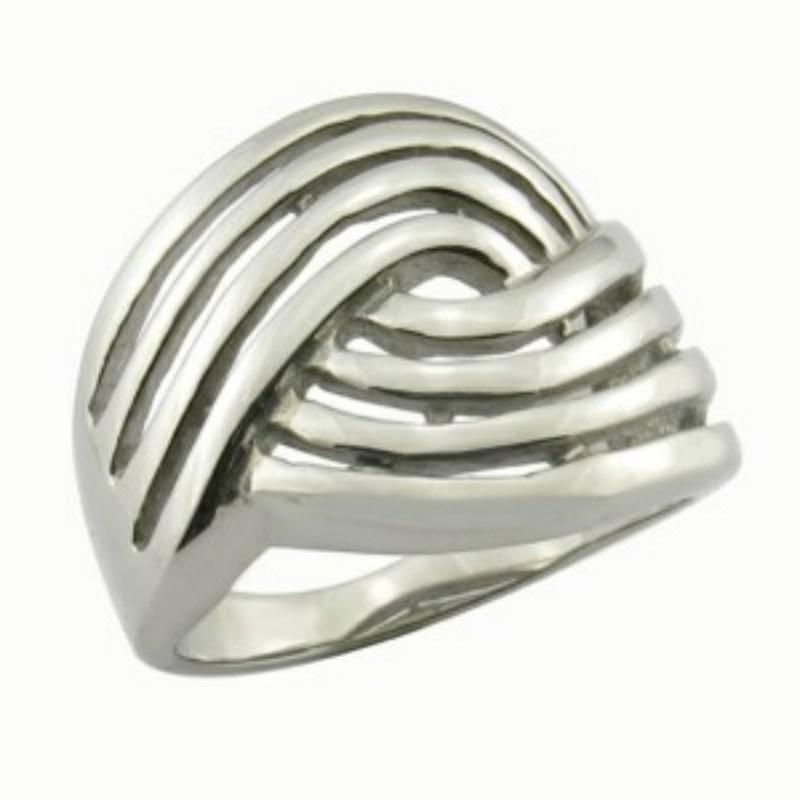 Silver 925 Shiny Handmade Finger Jewelry Ring