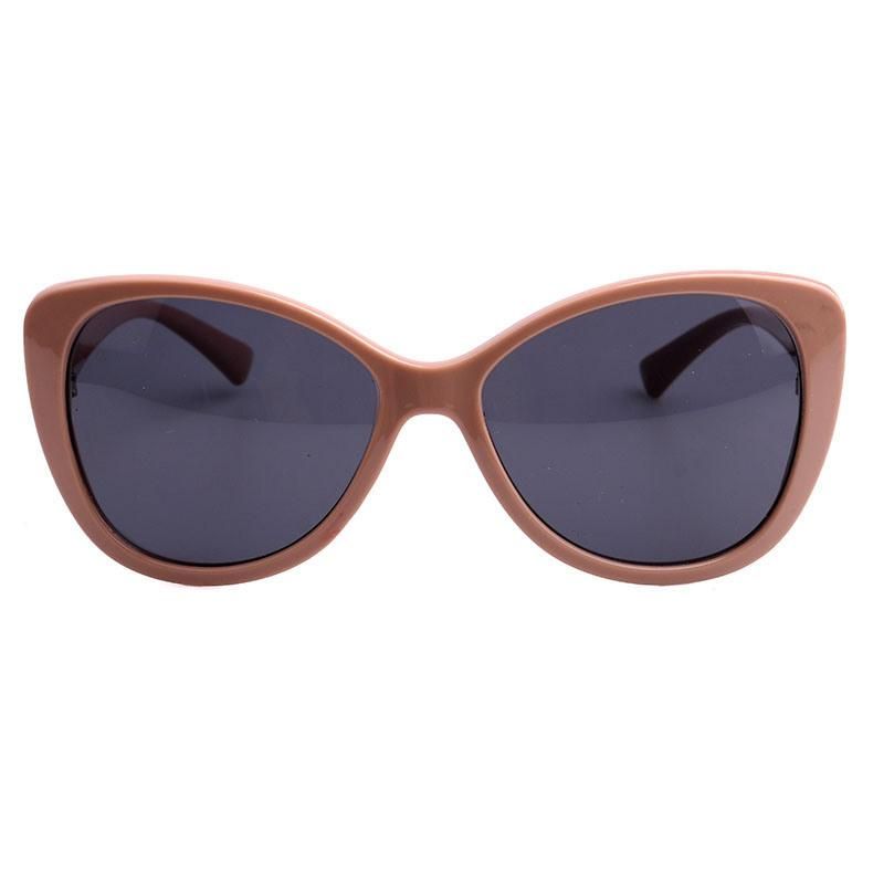 Pink Color Cateye Fashion Sunglass with Metal Decoration