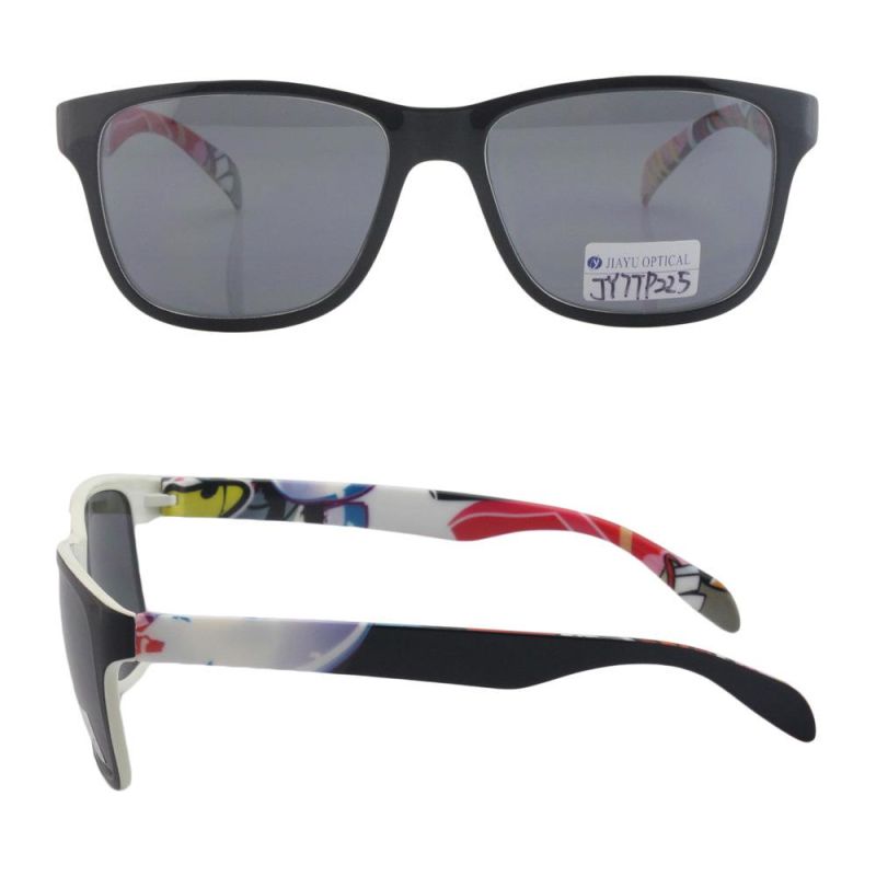 Water Transfer Printing Color Tr90 Frame UV400 Sunglasses