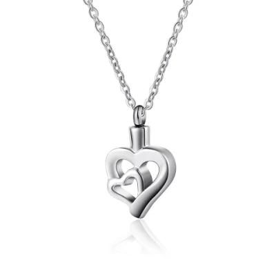 Hollow Heart Opening Hold Ash Jewelry Pendant for People Pet