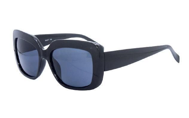 Classic Modern Metal Half Round Trim Temple Lady Sunglasses