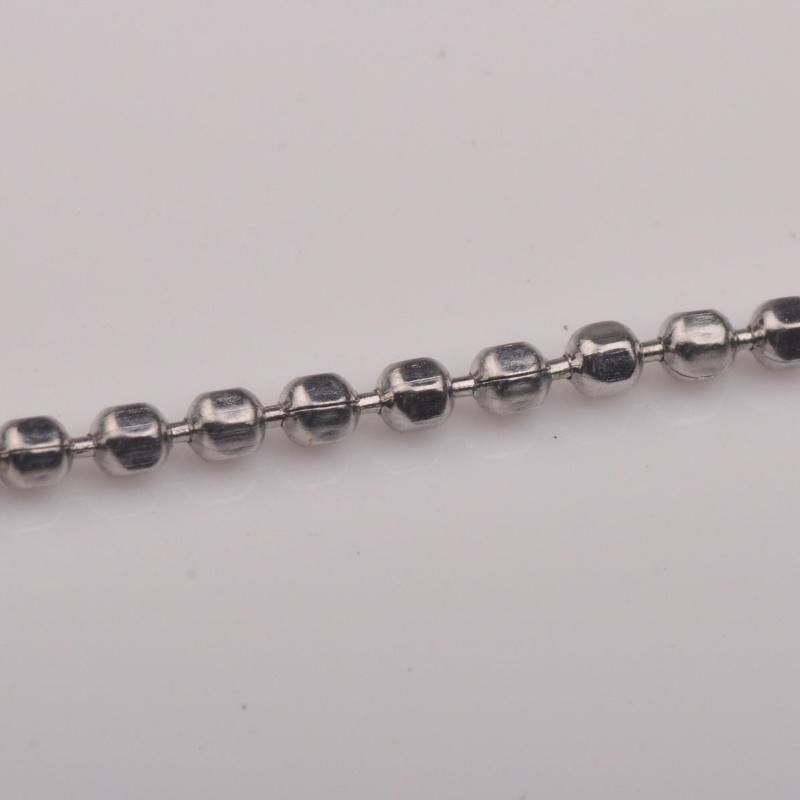 Fashion Necklaces Jewelry Accessories Stainless Steel Cut Bead Accessories Chain